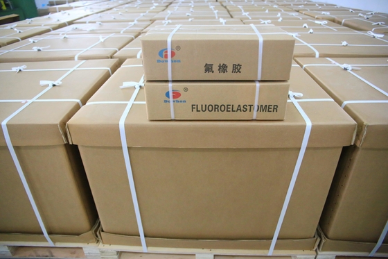 White GASKET FKM With Mooney Viscosity 20-60 Fluorocarbon Rubber Precompound Equals To Solvay Chemours 3M